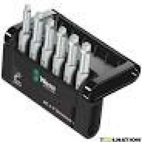 Wera Bit-Check 6 V Universal 1 05056478001 6-teiliges Bitset mit Innenvierkant (Robertson) Torsionszone