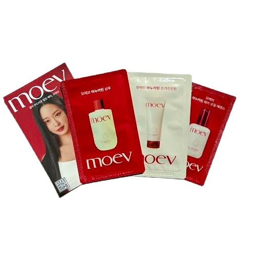 Moev Annurcatin Trial Kit - Komplette 3-Schritt-Haarpflege - 3 Beutel