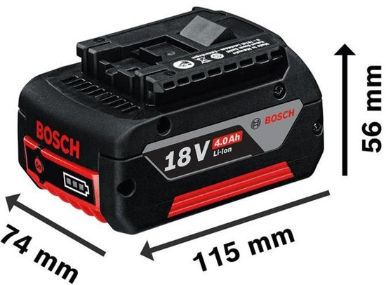 2-teiliges Werkzeugset 18 V GSB 18V-25 + GDR 18V-215 (2 × 4,0 Ah) – BOSCH Professional – 0615A5008D