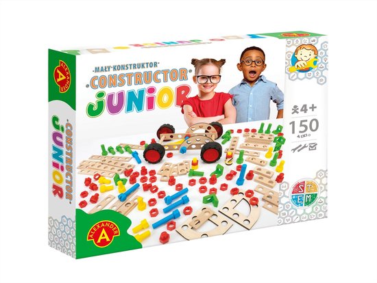 Alexander Toys Constructor Junior – Bausätze zum Selberbauen – 150 Teile