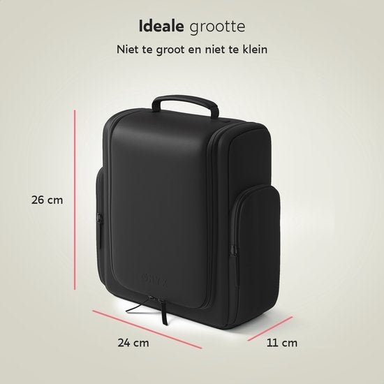 ONYX® Kulturtasche Schwarz L