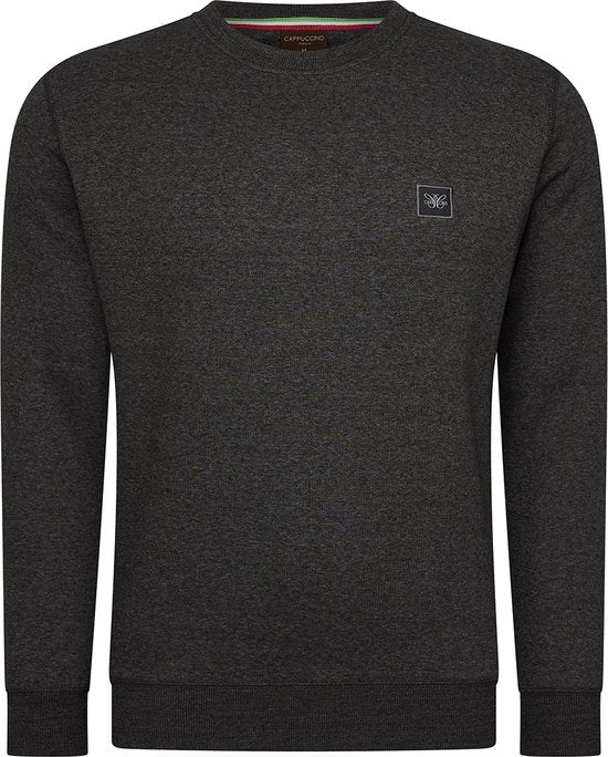 Cappuccino Italia - Herren Pullover Prato Pullover - Grau - Größe XXL