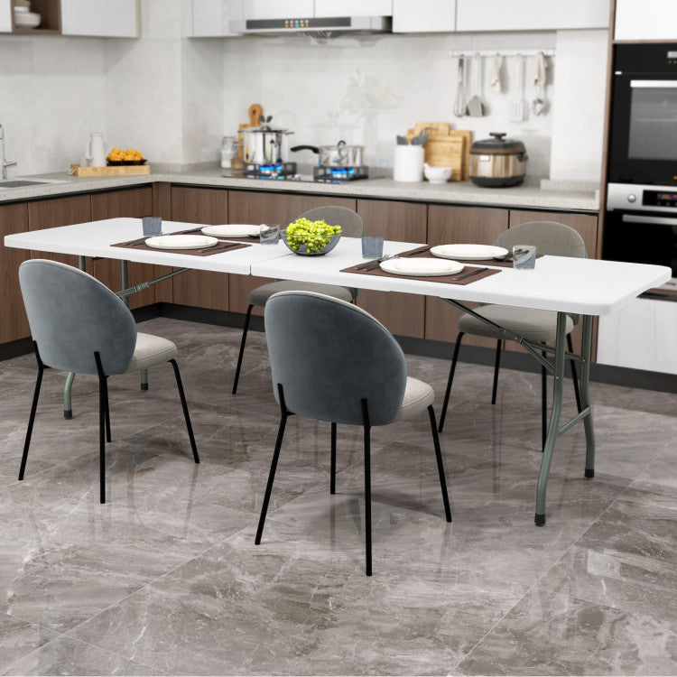 Coast Klapptisch 244 x 76 cm Weiß - Tragbar und stabil bis zu 160 kg