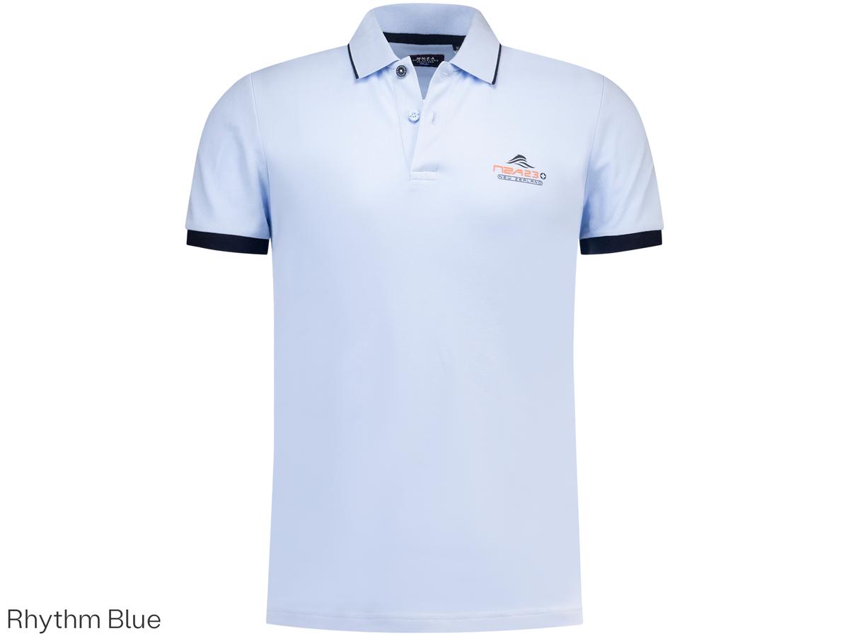 New Zealand Auckland Stretch-Poloshirt – RHYTHM BLUE – Größe 3XL