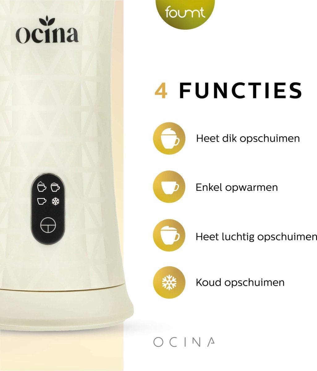 Ocina - Milchaufschäumer Klein - Greige