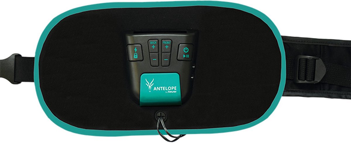 Antelope Corefit II EMS Trainer - Elektrischer Bauch- und Rückenmuskeltrainer - 9 Programme - einstellbare Intensität - Taille 75-130 cm - inkl. Batterien - für Männer und Frauen