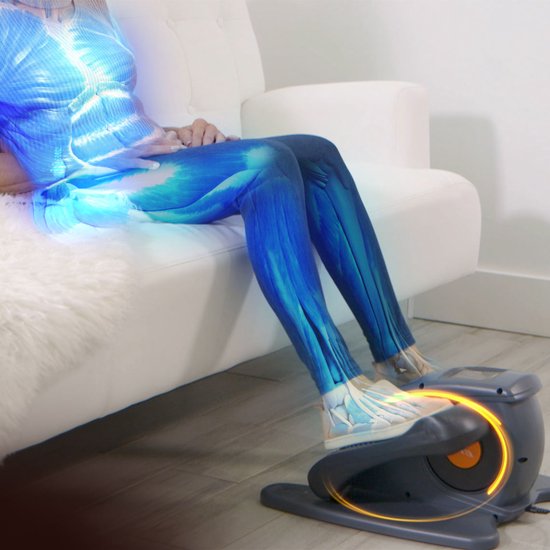 Mediashop VibroLegs Elliptical – Mini-Heimtrainer – motorisierter Ellipsentrainer für mehr Bewegung im Sitzen – Pedaltrainer für das Homeoffice und die Freizeit