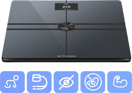 Withings Body Comp - Black-Smart-Waage - Ganzkörperanalyse