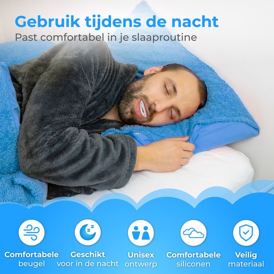 DreamCare Anti Snore Brace Pro - Verstellbar - Inkl. eBook - Schnarchspange - Schnarchgebiss - Schnarchen