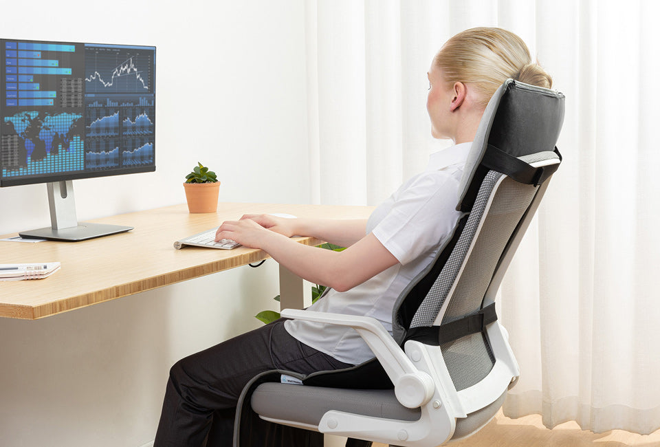 Wellhealth - Massagematratze mit 9 Positionen - Grau - 167.5x51cm