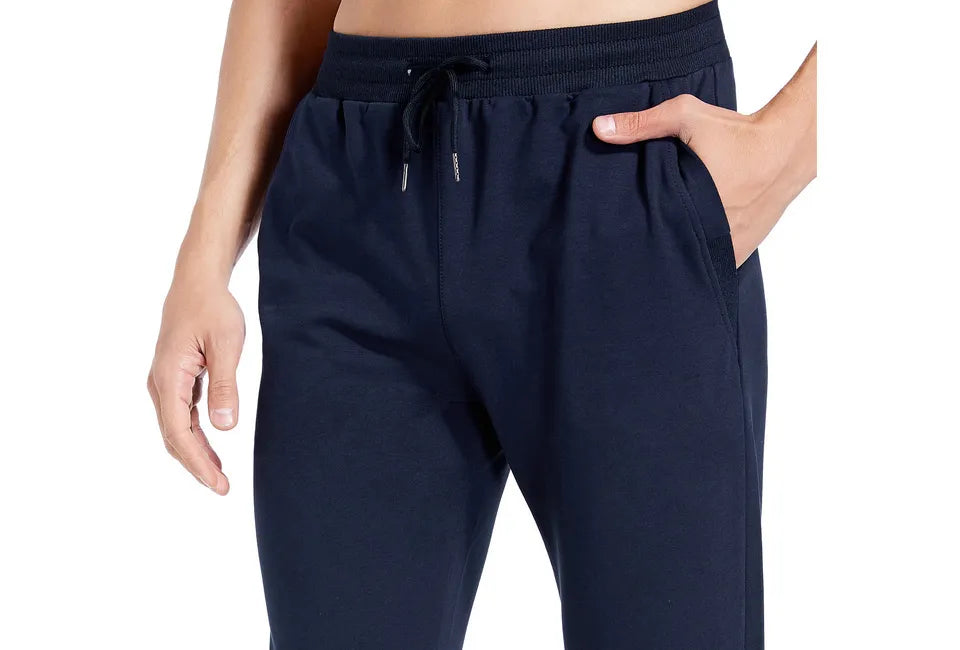 Milanoro Ultraweiche Jogginghose – Baumwollmischung – Elastischer Bund – 2 Taschen – Größe L –