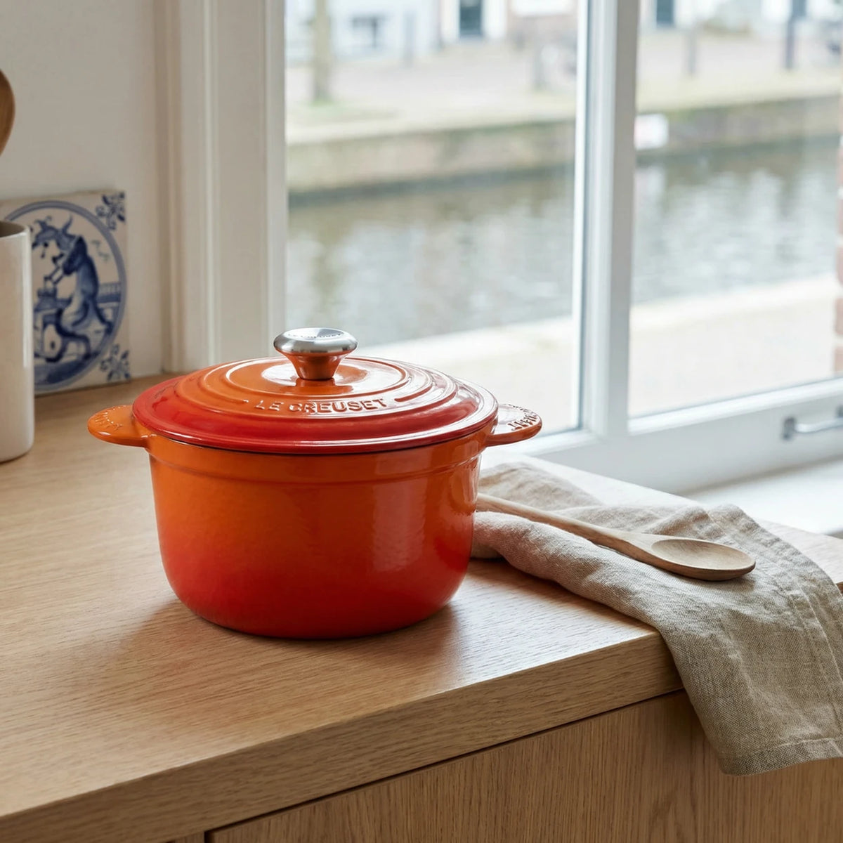 Le Creuset Cocotte Every Reistopf 18 cm – 2 l – Emailliertes Gusseisen – Orange-Rot