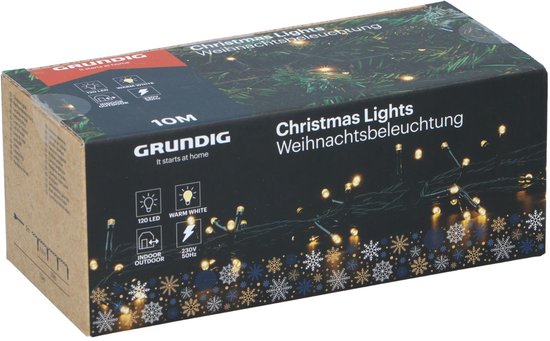 Grundig Weihnachtsstringl 120LED 230V IP44