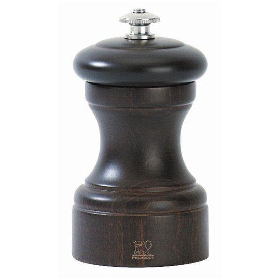 Peugeot Bistro Salzmühle 10 cm – Schokoladenbraun – Buchenholz