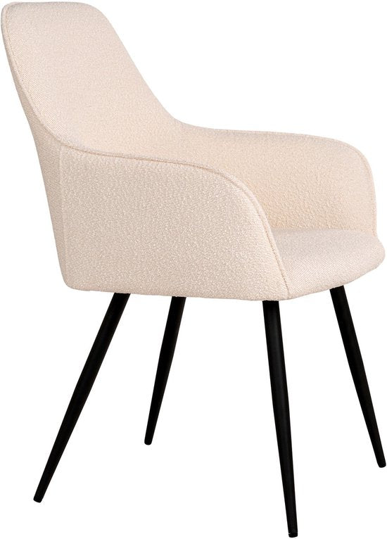 Haus Nordic Esszimmerstuhl Harbo Bouclé Weiß