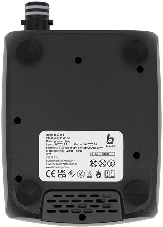 Bo-Camp – Pumpe – Zelt/Sub – Wiederaufladbar