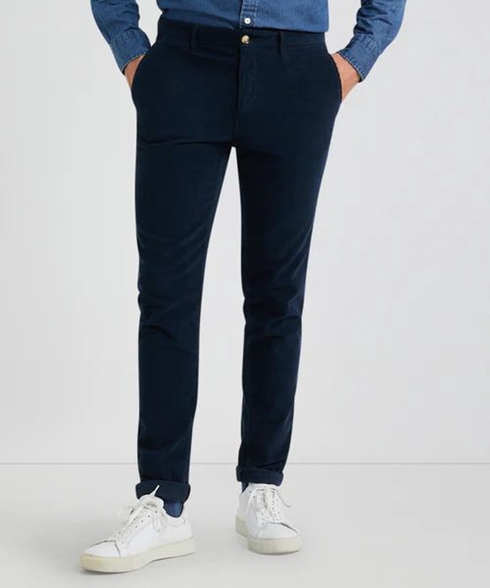 McGregor Cord Chino - Moderne Passform - Navy - W31-L34
