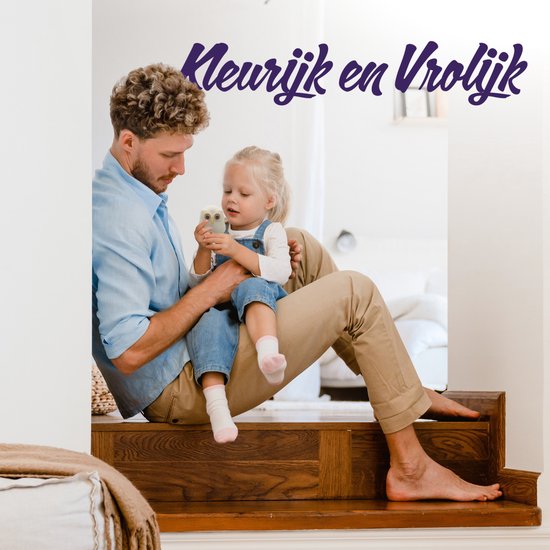 Vulpes Goods® Kinder-Nachtlicht - 8 LED-Farben & Weiß - Babyzimmer-Nachtlicht - Eule - USB wiederaufladbar - Dimmer - Timer - Kabellos - Kinderfreundlich