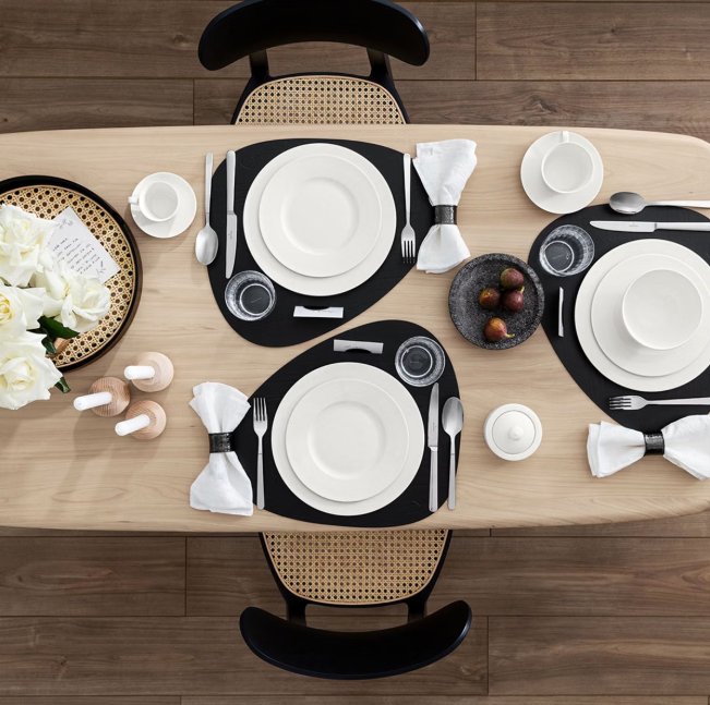 Villeroy Boch Wonderful World Essteller – Ø 27 cm – Weiß – 6er-Set