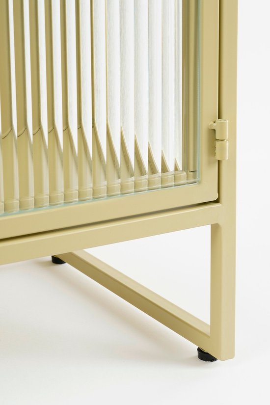 Mica Decorations Clifton Aufbewahrungsschrank mit Türen - L38 x B35 x H50 cm - Metall - Beige