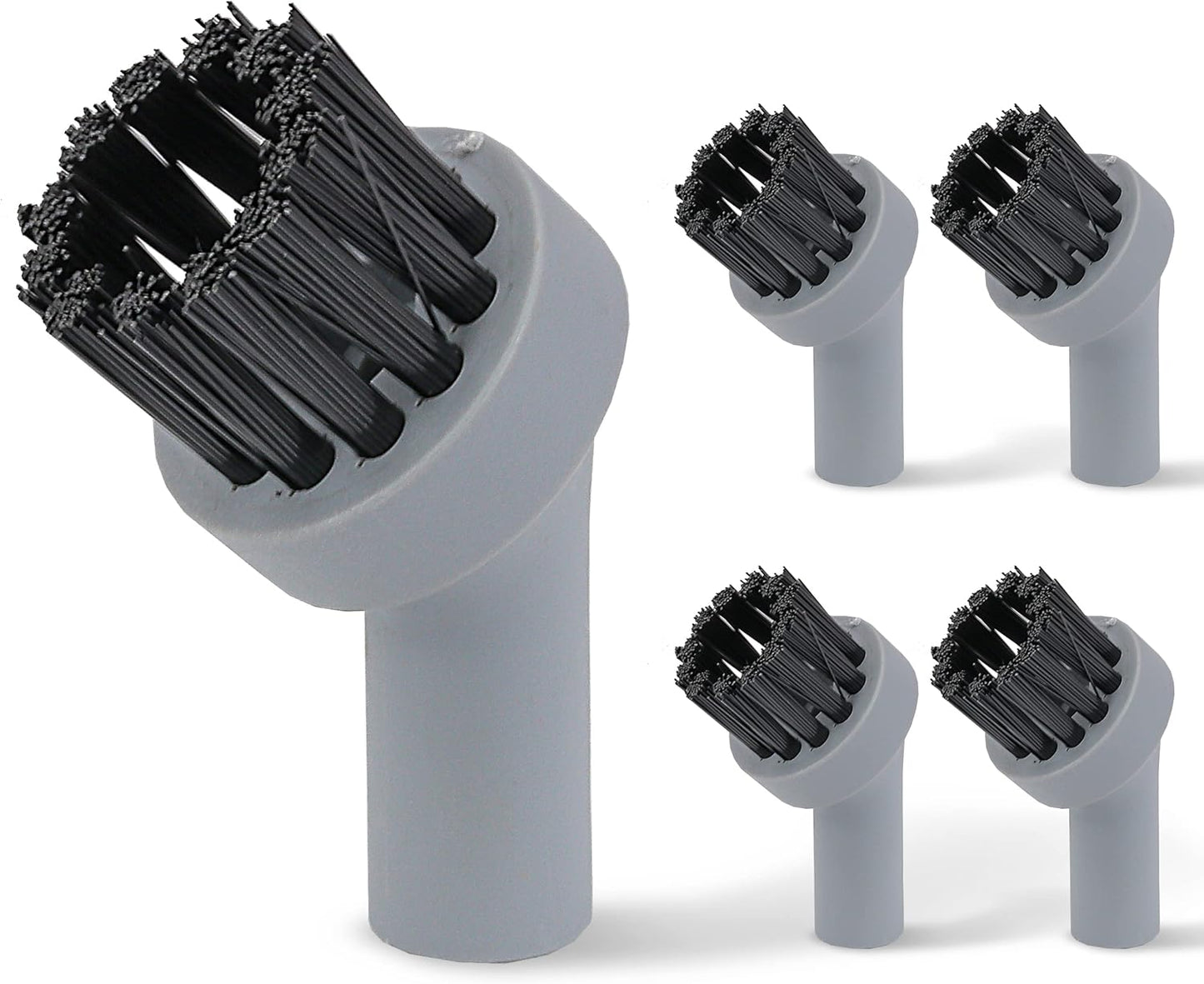 LEBENLANG - Dampfreiniger Handgerät Dampfreiniger - 5x Nylonbürstenaufsatz für LEBENLANG Dampfreiniger LBR9727