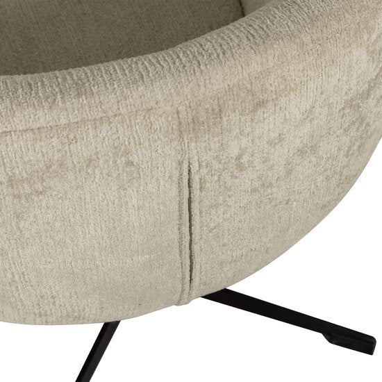 BePureHome Desert Drehsessel - Polyester - Pistache - 70x85x74