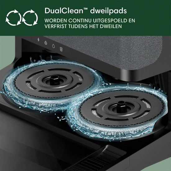 iRobot Roomba® Plus 505 Combo Roboter + Autowash™-Dockingstation – Staubsaugerroboter mit Wischfunktion – Schwarz – N1850