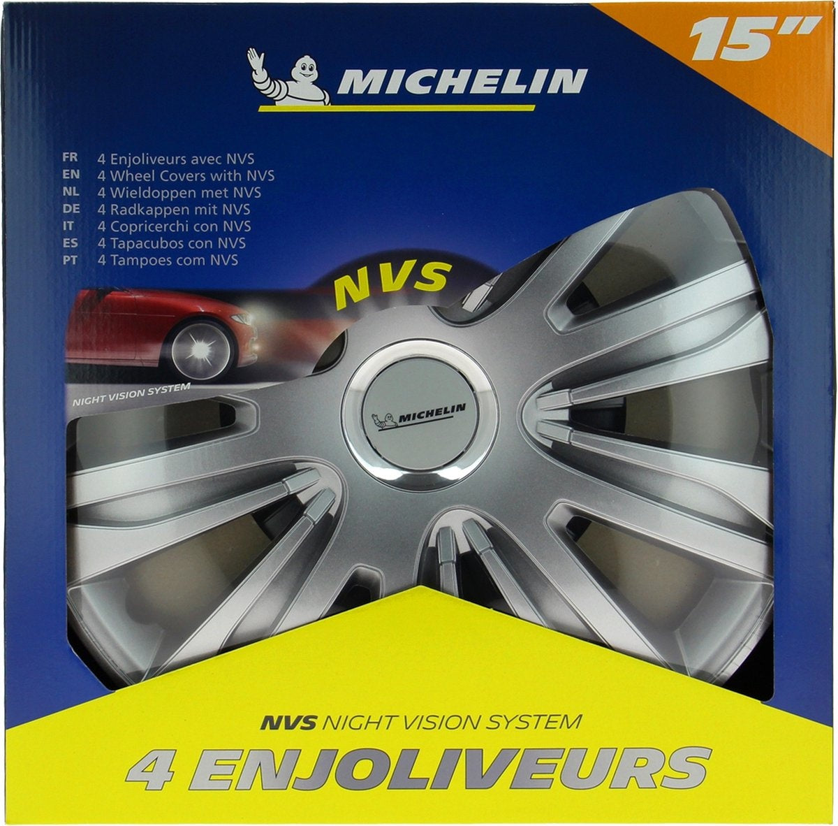 Michelin CR42 Radkappen 15-Zoll - silber - 4 Stück