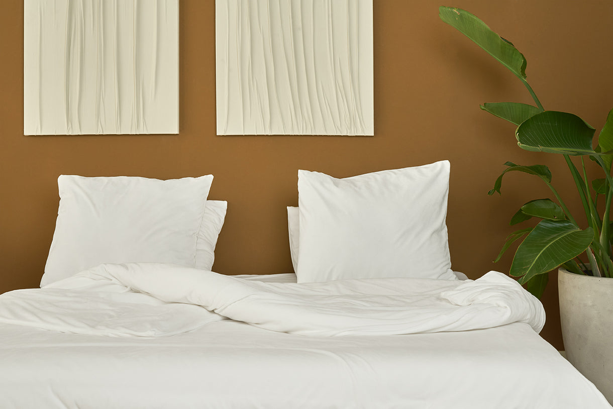 SJUMO Silky Smooth - Fresh White - Bettbezugsset - 220 x 200cm