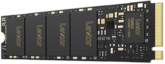 Lexar NM620 – Interne SSD – PCIe Gen3x4 – NVMe M.2 2280 – 512 GB