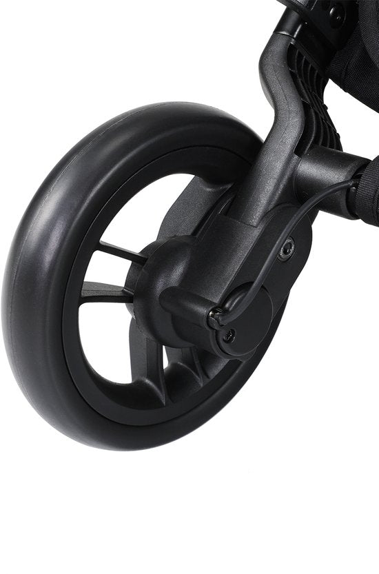 NilaFee™ MaxComfort – Buggy – Bis 25 kg – Klappbarer Buggy – Kinderwagen – Zusammenklappbar – Flecken- und wasserabweisend – Grau