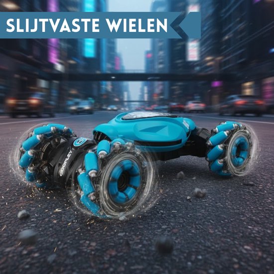 Ferngesteuertes Auto, Stunt-Edition – RC-Auto – Mit Handfernbedienung – Funkgesteuert – Für Jungen und Mädchen – Rennwagen mit 360-Grad-Drehung – Mit zusätzlichem Akku