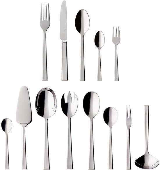 Villeroy & Boch Victor Besteck-Set - 68 Teile - Edelstahl