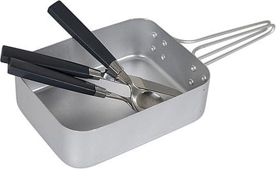 Bo-Trail Kochgeschirrset – Gamelle – 2-teilig – Aluminium