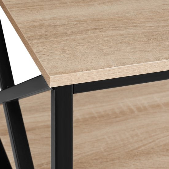 tectake - Couchtisch Beistelltisch Pittsburgh industrial hellbraun - 100 x 55 x 45,5 cm - 404438