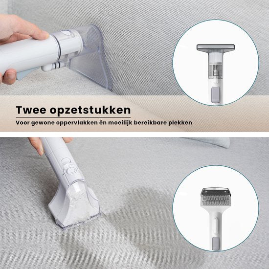 RYER Fleckenentferner – Teppichreiniger für Sofas, Teppiche und Autoinnenräume – inklusive 2 Aufsätze