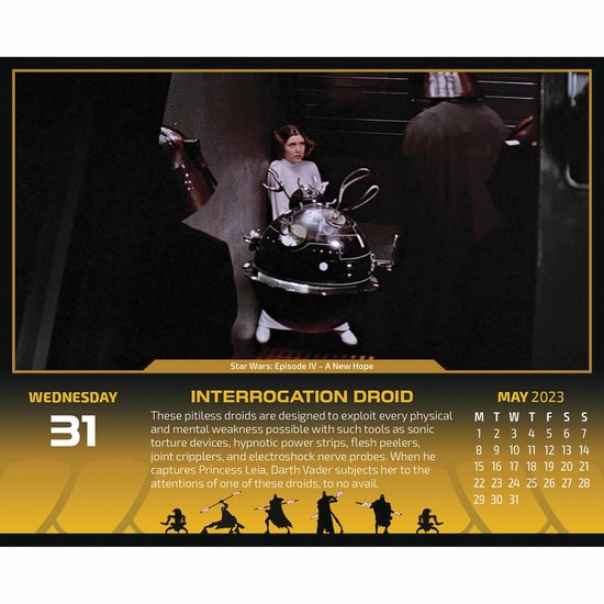 Star Wars Kalender 2023 Boxed