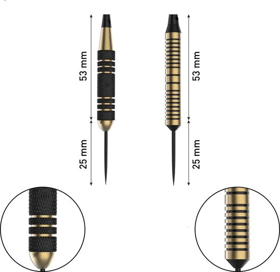Dogma Premium Messing Darts 6 Stück