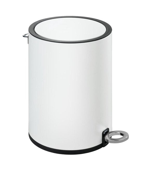 Treteimer aus Edelstahl, glänzend, 3 l, Easy-Close. Abfallbehälter, Mülleimer
