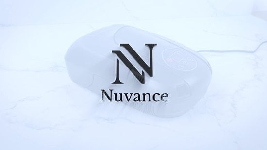 Nuvance - Schuhtrockner-/erfrischer - Ozon-/Trockenfunktion - 5-7 Tage ohne aufladen - Schwarz