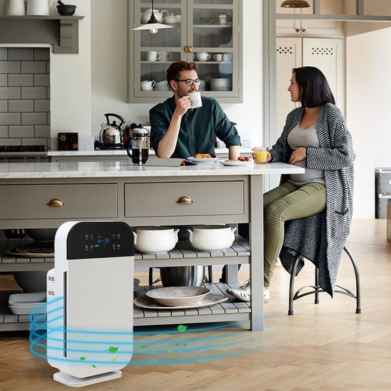 MediaShop AirPurifier Deluxe Luftreiniger 40 m² Weiß