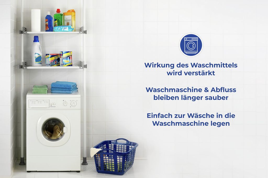 Flusenschreck Jumbo Waschbälle, 3er-Set – Ø 5 cm – Flusen- und Haarfänger