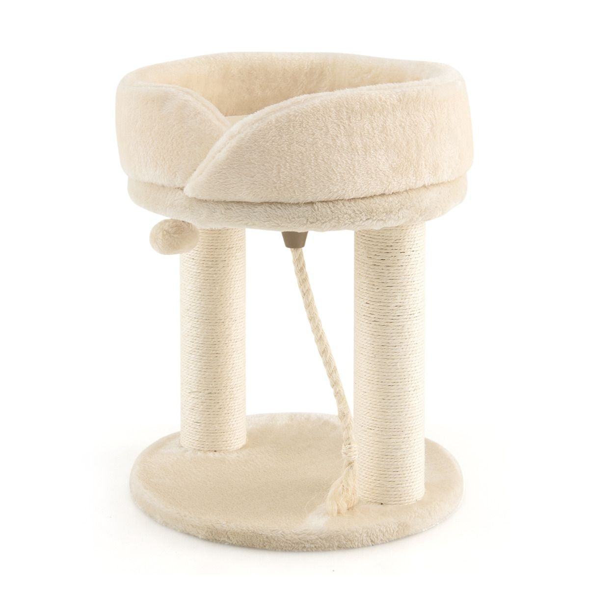 Coast Cat Tree Katzenkratzbaum Kratzbaum mit weichem Stuhl sistal Turm für Katzen beige