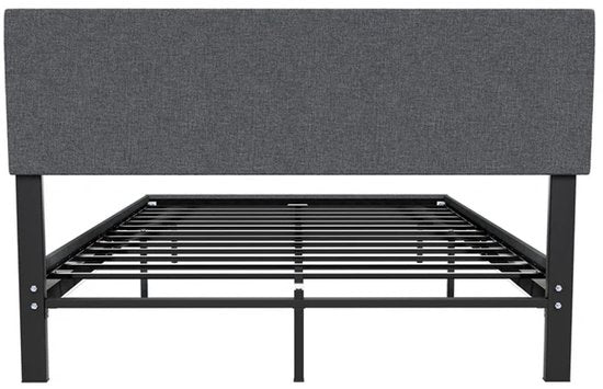 Hängebett Lissabon - 140x200cm - Kunstleder - Inkl. LED - Dunkelgrau