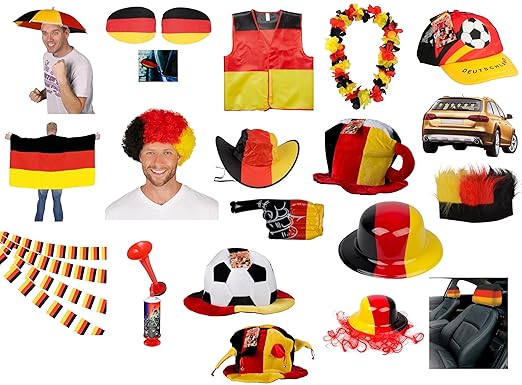 Jung Filzmütze - Fußballmütze - Deutsche Mannschaft - Mit Glocke