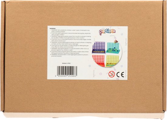 Partizzle 24x Mini Vier in einer Reihe Spiele - Brettspiel/Reisespiel/Hirngespinste - Familienausflugsgeschenke - Grabbelton Small Toy Games - Leckere Geschenke - Für Kinder & Erwachsene