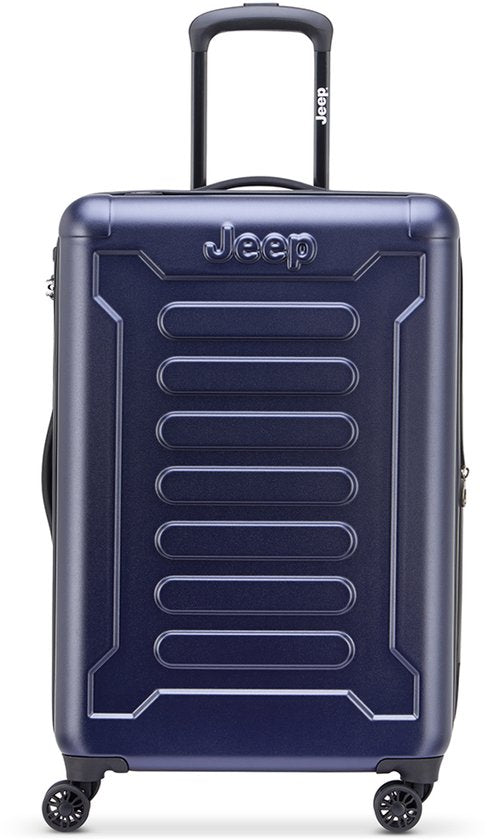 Delsey JH004C 68 cm erweiterbarer Reisekoffer – Blau