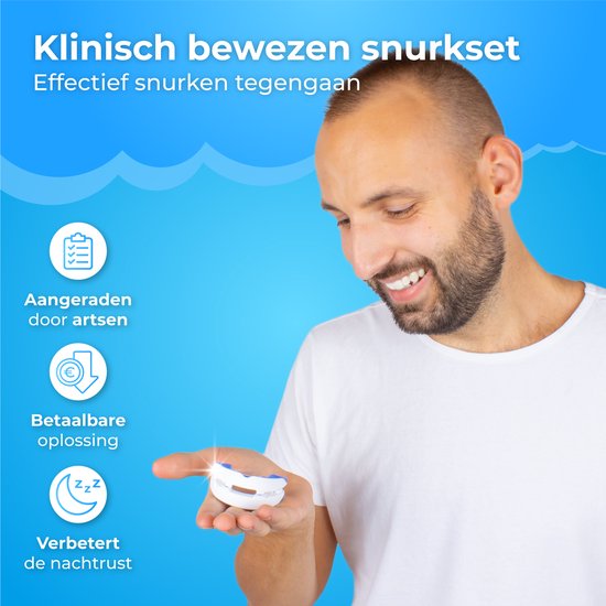 Nuvance - Anti Schnarch Spange Pro - Verstellbar - Inkl. eBook - Schnarchspange - Schnarchgebiss - Schnarchen