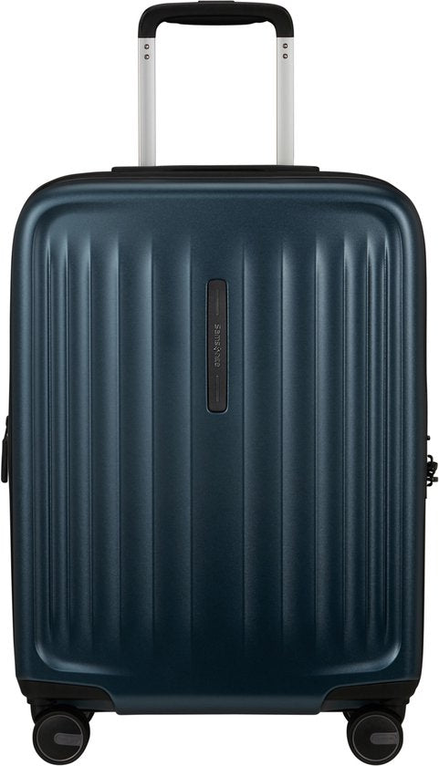Samsonite Koffer – Fyrm Spinner 55/20 Handgepäck – erweiterbar – Steel Blue – 2,6 kg – 46 l