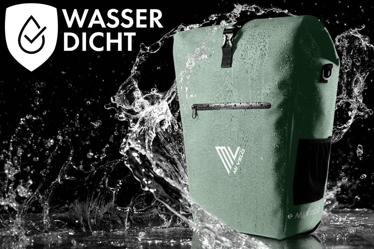MIVELO Packtasche - Wasserdicht - 25L - Mit Laptopfach und Schultergurt - Mint